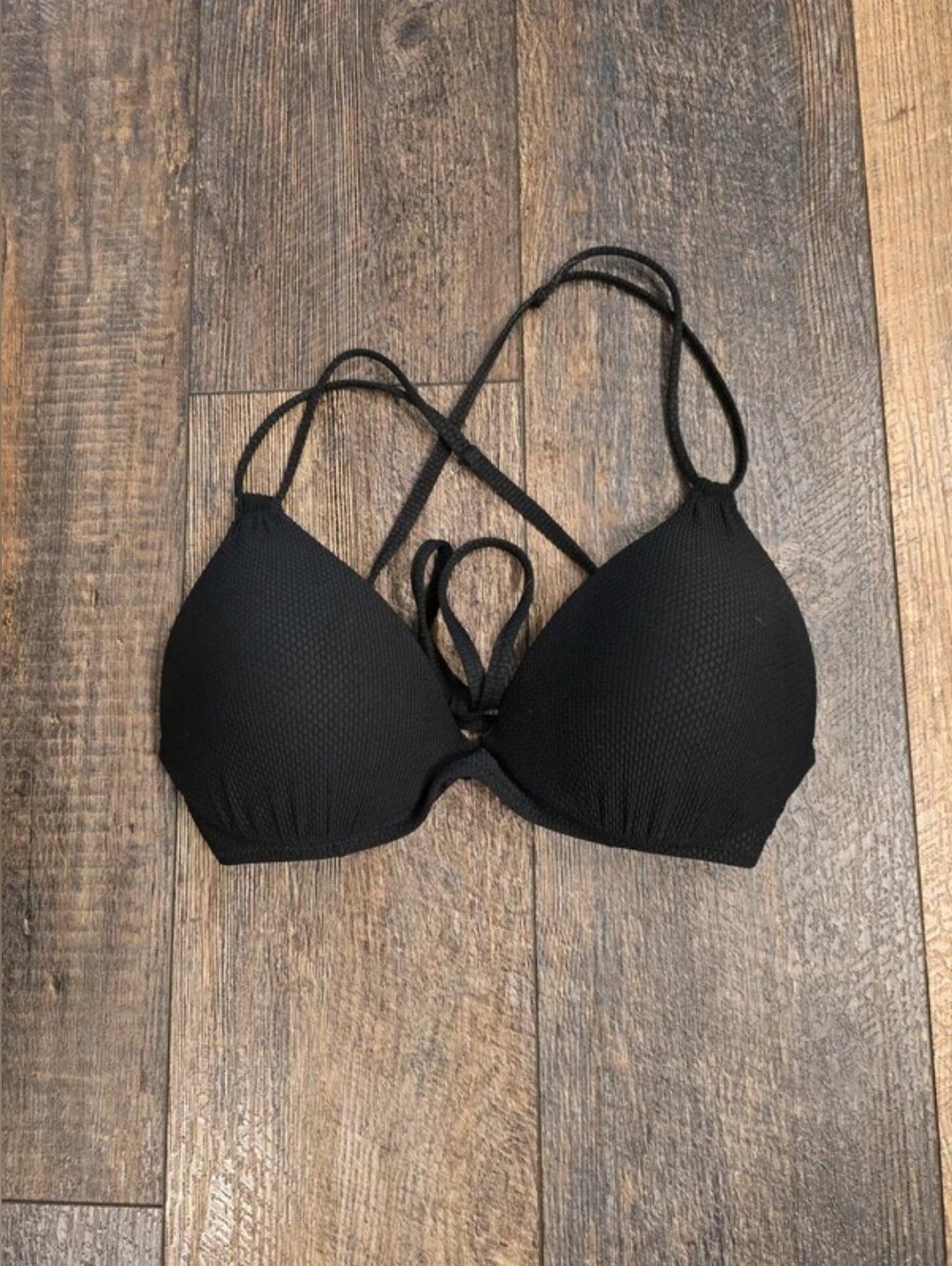 Shade & Shore Teal Twist Bandeau Bikini Set
